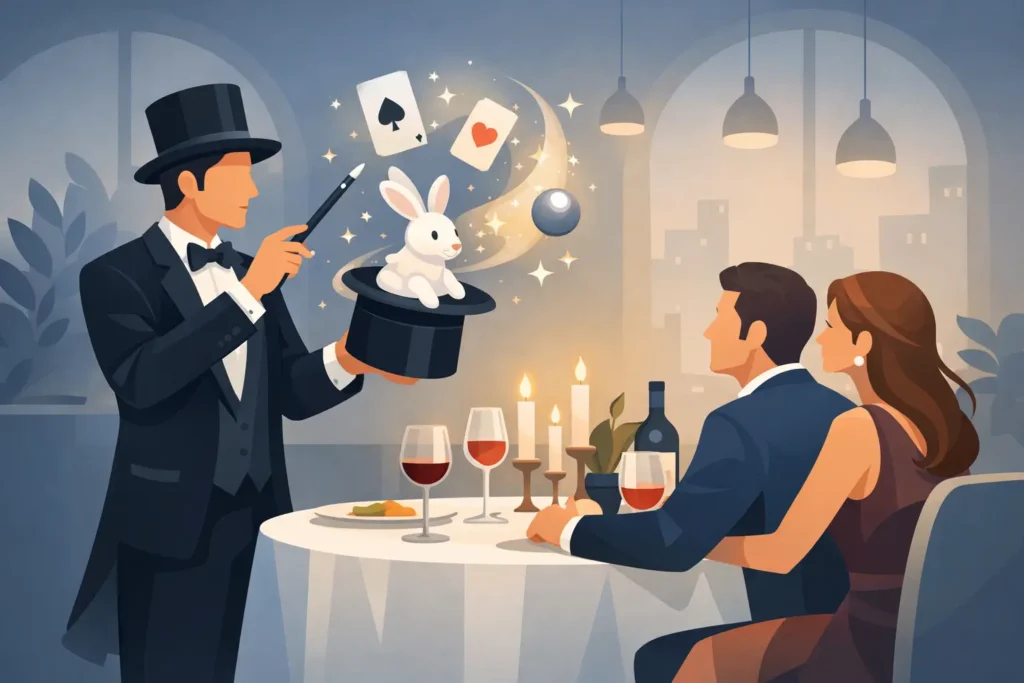 Choosing a Magician for Private Dinner Party