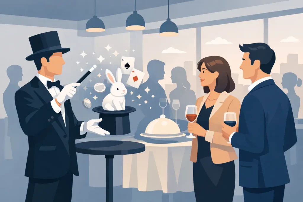Choosing a Magician for a Hospitality Event