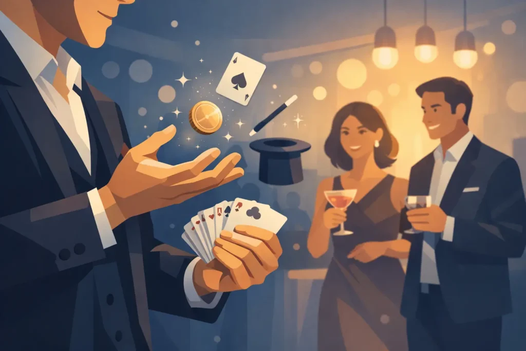 How a Close Up Magician Changes Your Event