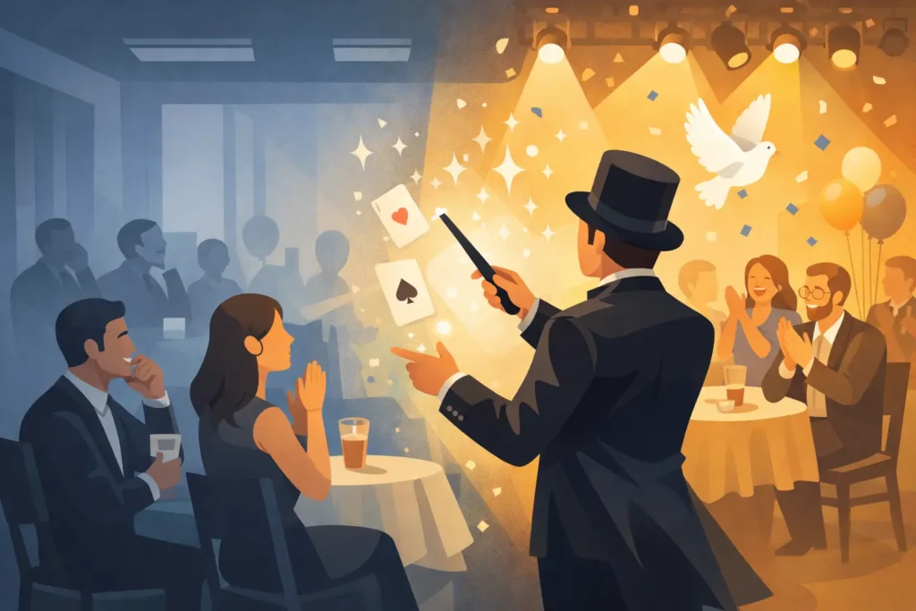 How an Event Magician Changes Any Room