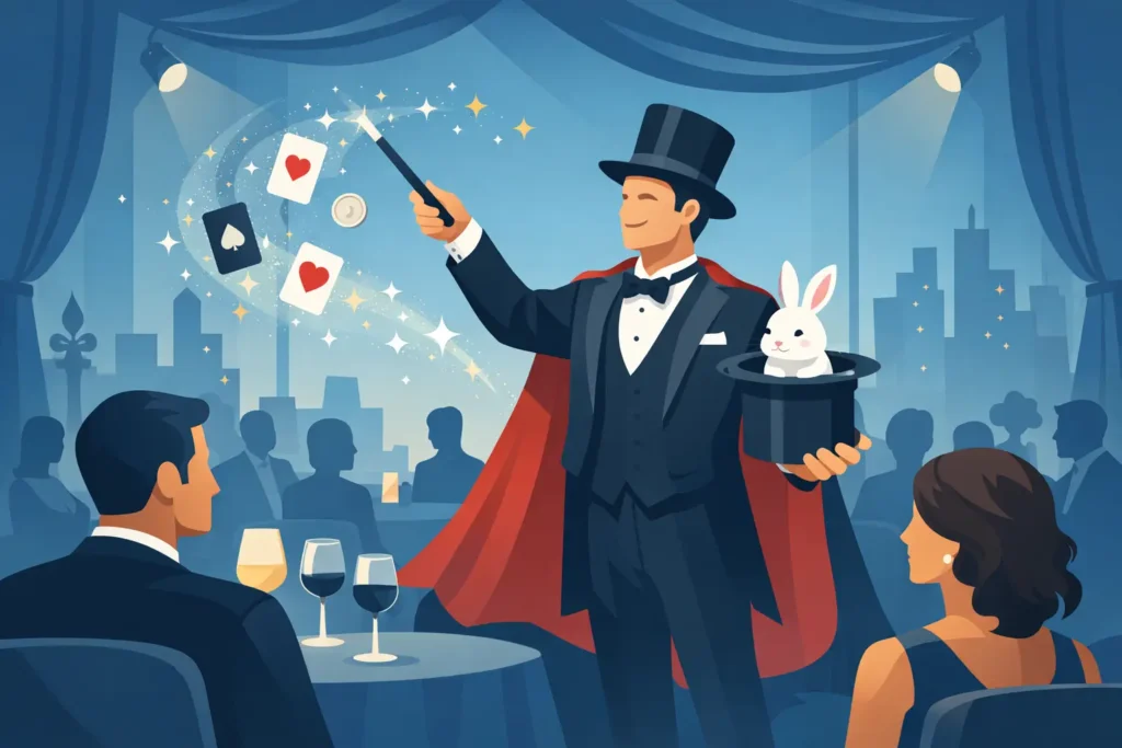 Magician for Fundraising Gala Event That Delivers