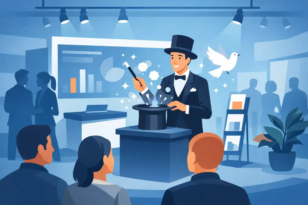 Magician for Trade Show Stand: Make It Matter
